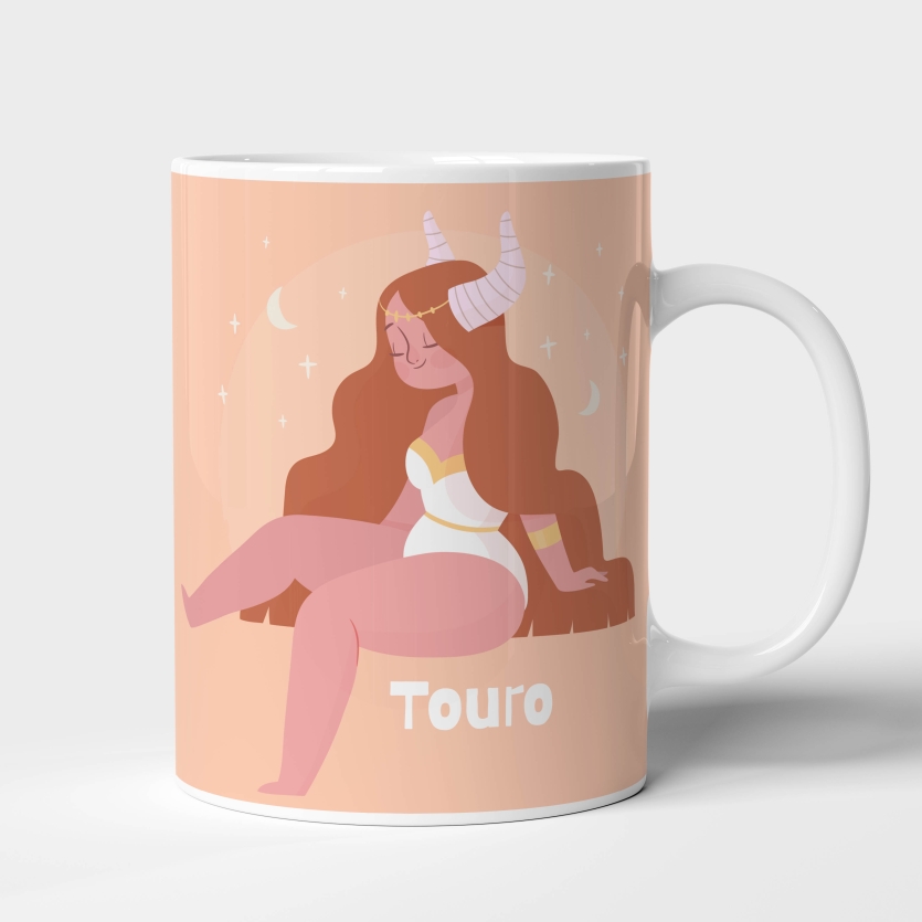 Caneca de Cerâmica Signo Touro