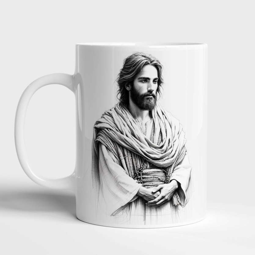 Caneca de Cerâmica Ele Vive